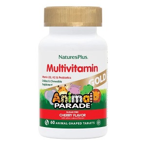 Source of Life Animal Parade Gold Children's-Cherry Flavor by Nature's Plus  -  60 Chewable - 1 of 3