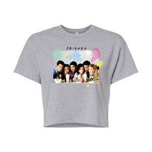 Women's - Friends - Retro Milshakes Cropped Graphic T-Shirt - 1 of 4