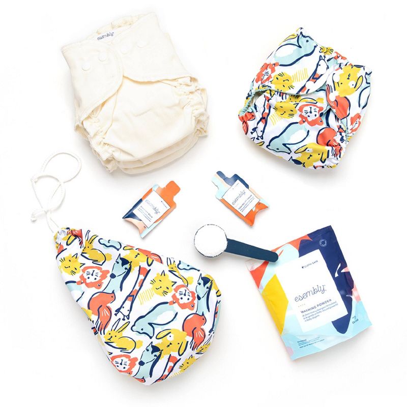 Esembly Cloth Diaper Try-It Kit Reusable Diapering System - (Select Size and Pattern), 4 of 14