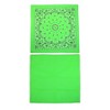 CTM Cotton Solid and Paisley Print Neon Bandana Kit (Pack of 2) - 3 of 4