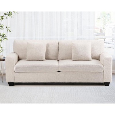 83 Inch Sofa, Comfy Couch, Modern Sofa, 3 Seater Sofa with Deep Seat, Lounge Cozy Sofa for Living Room Apartment Small Space, Corduroy Sofa