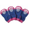 Pet Life Anti-Slip Rubberized Gripped Breathable Stretch Pet Dog Socks - Set of 4, LG, Black - 3 of 4