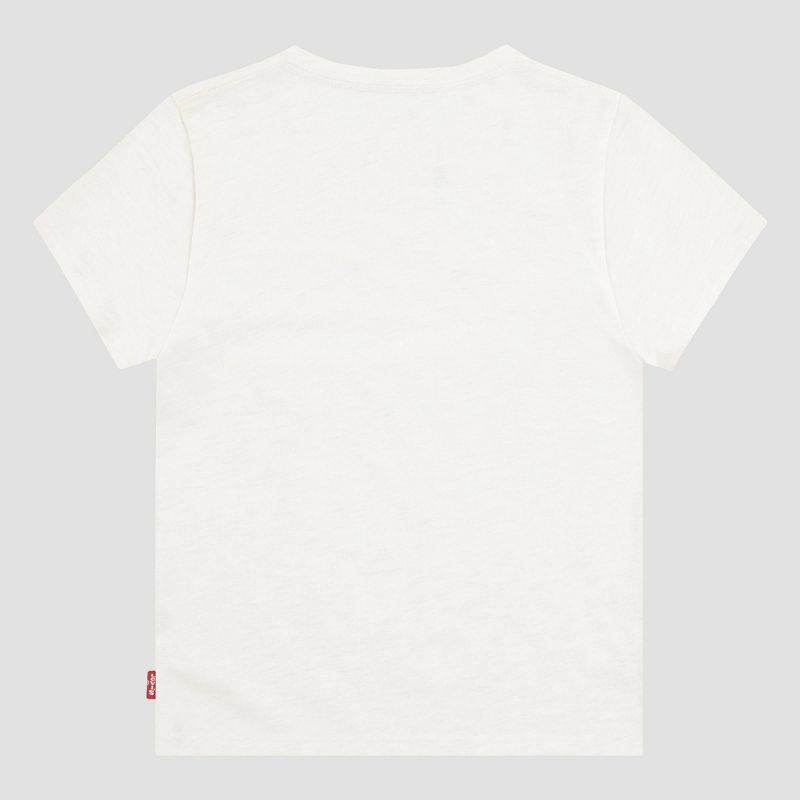 Levi's® Girls' Short Sleeve Batwing Graphic T-Shirt - Cream, 2 of 5