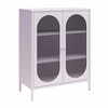 Maliang 2-Door Accent Cabinet with Fluted Glass - 3 of 4