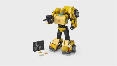 LEGO Icons Transformers Bumblebee Yellow and Black Collectible Building Set