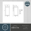 VAXCEL Uptown 1 Light Matte Black Transitional Outdoor Wall Lantern Clear Glass, 15.75 inch - 4 of 4
