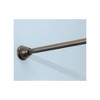 iDESIGN Cameo Metal Tension Rod Adjustable Customizable Curtain Rod Bronze - image 2 of 4