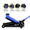 Syemin Lift Jacks 3.5 Ton Low Profile Floor Jack, Racing Floor Jack with Pistons Quick Lift, Hydraulic Floor Jack Lifting, Blue, 29.2"*16.34"*8.54" - 4 of 4