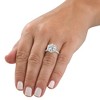 Pompeii3 Certified 5Ct Solitaire Diamond Engagement Ring 14k White Gold Lab Created - Size 6.5 - 4 of 4