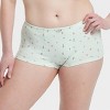 Women's Pointelle Boy Shorts Underwear - Colsie™ - 4 of 4