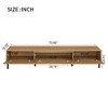 LIVAREEmlen TV Stand for TVs up to 80'' , Modern Farmhouse Media Console with Metal Legs, TV Cabinet for Living Room, Home Theatre - 3 of 4