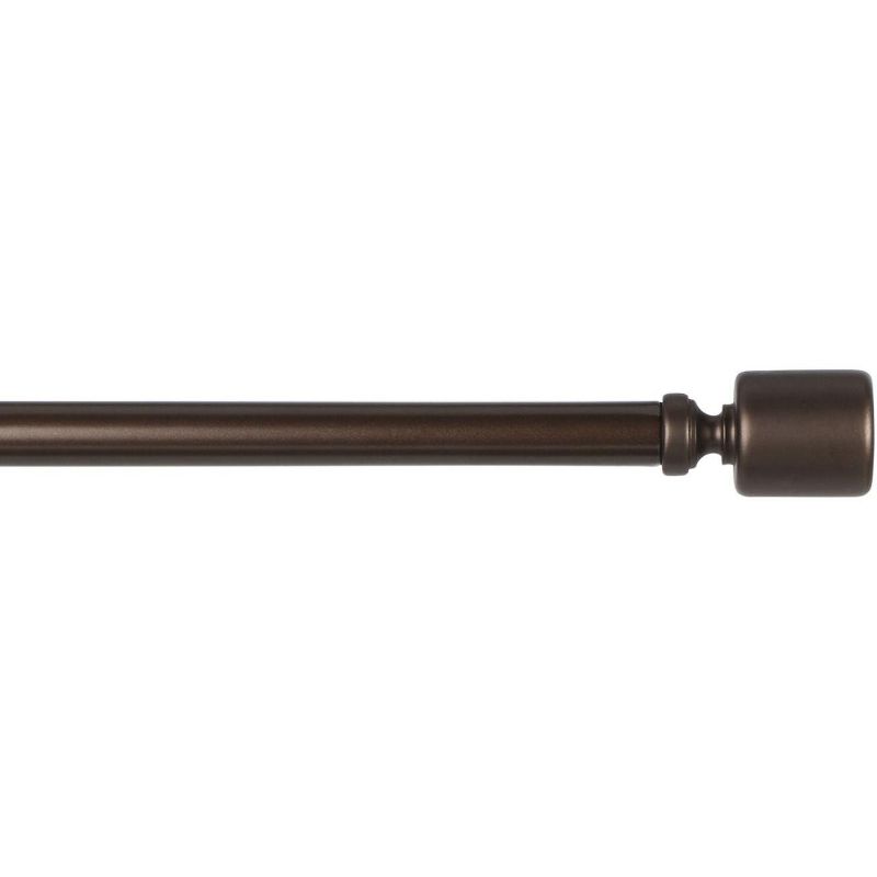 Exclusive Home Rino 1" Curtain Rod and Finial Set, 3 of 4