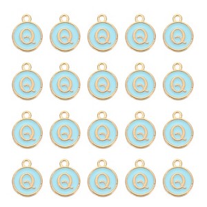 Unique Bargains Beautiful Designer DIY Jewelry Making Initial Pendants 50 Pcs - 1 of 4