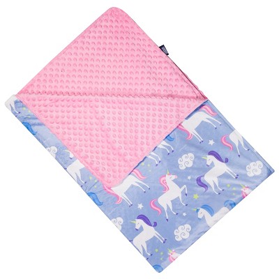 50x60 La Kids' Unicorn Utopia Ultra Soft Plush Throw Blanket Pink - Laura  Ashley : Target