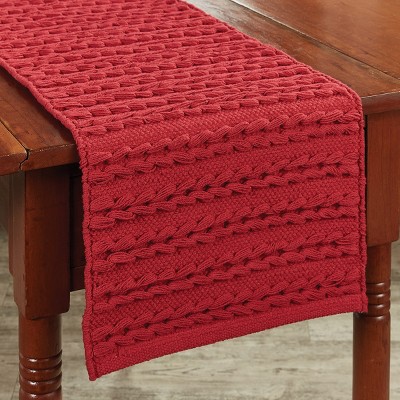 Park Designs Winter Scarf Table Runner - 54''L - Red