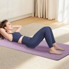 VisioGear Yoga Mat, Exercise Yoga Mat with Non-Slip Design, Multi-Purpose Workout Mat for Women, Purple, 72"*24"*0.2" - 4 of 4