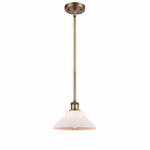 Orwell - 1 Light Stem Hung Mini Pendant In Industrial Style-8 Inches Tall and 8.38 Inches Wide - 1 of 1