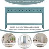 Dexmalle Rustic Entryway Console Table with two Different Size Drawers and Bottom Shelf - 4 of 4