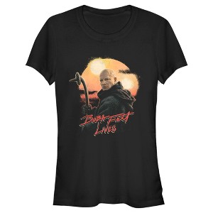 Juniors Womens Star Wars The Mandalorian Boba Fett Lives T-Shirt - 1 of 4