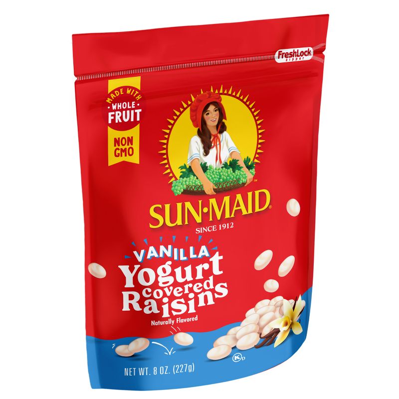 Sun-Maid Vanilla Yogurt Covered Raisins Resealable Bag - 8oz, 4 of 10