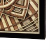 Yosemite Home Symmetry's Cut' - 47" Wx32 H Mixed Media Shadowbox, Framed Under Glass - 4 of 4