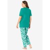 Dreams & Co. Plus Size Graphic Tee PJ Set - 3 of 4