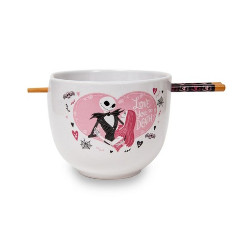 Silver Buffalo Bratz 20-Ounce Ceramic Ramen Bowl and Chopstick Set