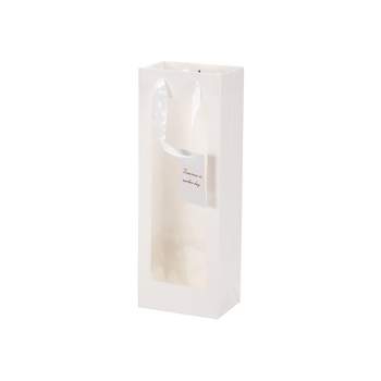Unique Bargains Paper Gift Bag with Transparent Window Pack Bouquet Bag