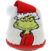 GRINCH Holiday Slippers, Christmas Scuff for Men and Women, Men's 7-14/Women's 9-16 - 2 of 4