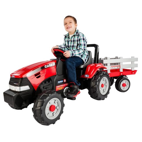 Red hot sale tractor toy