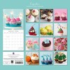 2026 Square Wall Calendar, Cupcakes, 16-Month Food Theme with 180 Reminder Stickers (12x12 In) - 4 of 4
