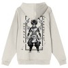 Demon Slayer Zohakuten Adult Sand Long Sleeve Hooded Sweatshirt - 3 of 4