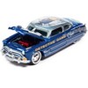 1951 Hudson Hornet Blue Met. "Vintage Clue Mrs. Peacock" w/Collector's Token 1/64 Diecast Model Car by Johnny Lightning - 3 of 3