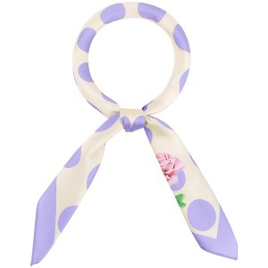 INSPIRE CHIC Women's Polka Dot Square Neckerchief Headband 27.56*27.56 inches(L*W) - 1 of 4