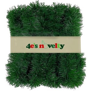 4E's Novelty 50ft Christmas Garland - Perfect for Mantles, Fireplaces, Railings, Doors, and Trees. Indoor/Outdoor Pine Greenery for Holiday Decor - 1 of 4