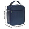 Unique Bargains Leakproof Foldable Reusable Lunch Bag for Work Office Picnic - 4 of 4