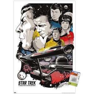 Trends International Star Trek: Universe - Joshua Budich Illustration Unframed Wall Poster Prints - 1 of 4