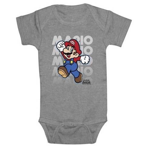 Infant s Nintendo Jumping Mario Onesie Target