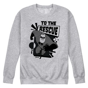 Men's - The Incredibles - Mr. Incredible To The Rescue Graphic Fleece Sweatshirt - 1 of 4