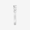 GILDED Lab Grown Diamond 1/4 ct. T.W. and Sterling Silver Braided Stackable Band Ring - 4 of 4