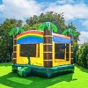 JumpOrange 13'x13' Safari Commercial Grade Bounce House with Basketball Hoop, and Air Blower Included. - 2 of 4
