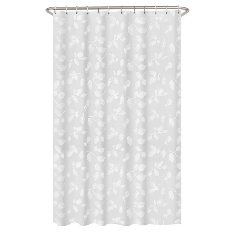 Just Leaves PEVA Shower Curtain - Zenna Home, 1 of 7