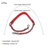 Unique Bargains Metal Corrosion-Resistant PU Leather Purse Flat Chain Strap 2 Pcs - 2 of 3