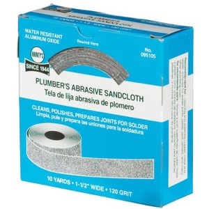 Harvey's 10 yd L X 1-1/2 in. W 120 Grit Aluminum Oxide Sanding Cloth 1 pk - 1 of 1