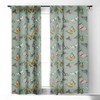 Emanuela Carratoni Wild Butterflies Set of 2 Panel Blackout Window Curtain - Deny Designs - image 3 of 4