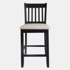 PAGED Classic Dining Chairs Set of 2 Faux Leather Upholstered Dining Room Chairs with Sturdy Wood Frame for Living Room, Kitchen - 4 of 4