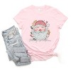 Merry Christmas Santa Stripes - Women's Short Sleeve Graphic T-Shirt - 2 of 4
