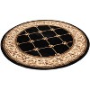 Patrician Trellis French European Formal Traditional / Contemporary Floral Thick Soft Plush Area Rug - 2 of 4