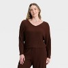 Women's Cozy Ribbed Pullover - Auden™ - 4 of 4