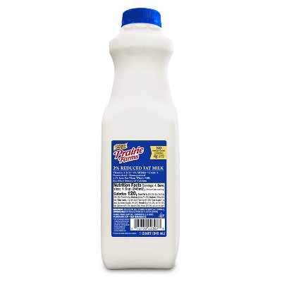 Prairie Farms Premium Chocolate Milk Uht - 1qt : Target